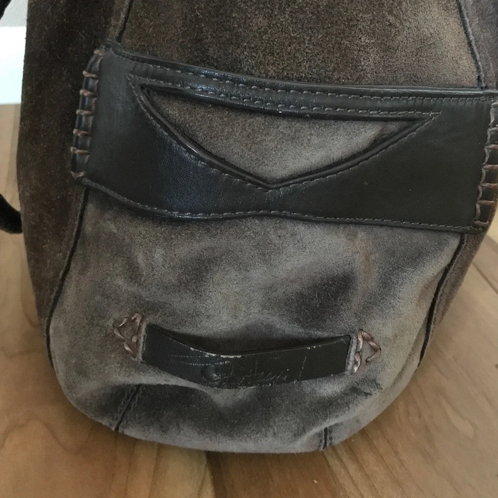 Cole Haan suede hobo handbag